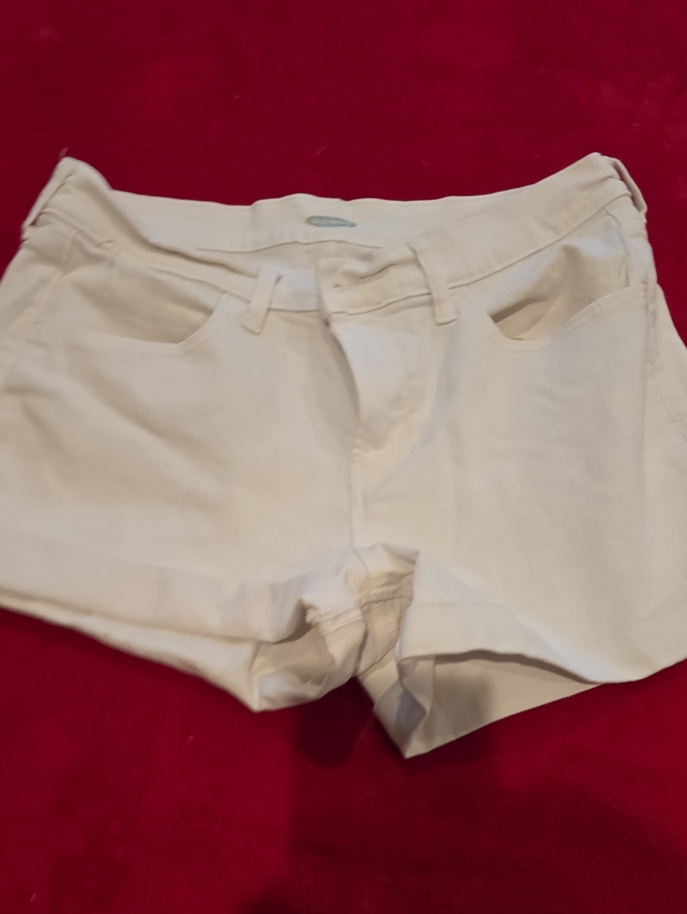 Old Navy White Denim Jean Shorts